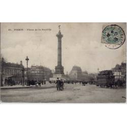 75 - Place de la Bastille - Attelage