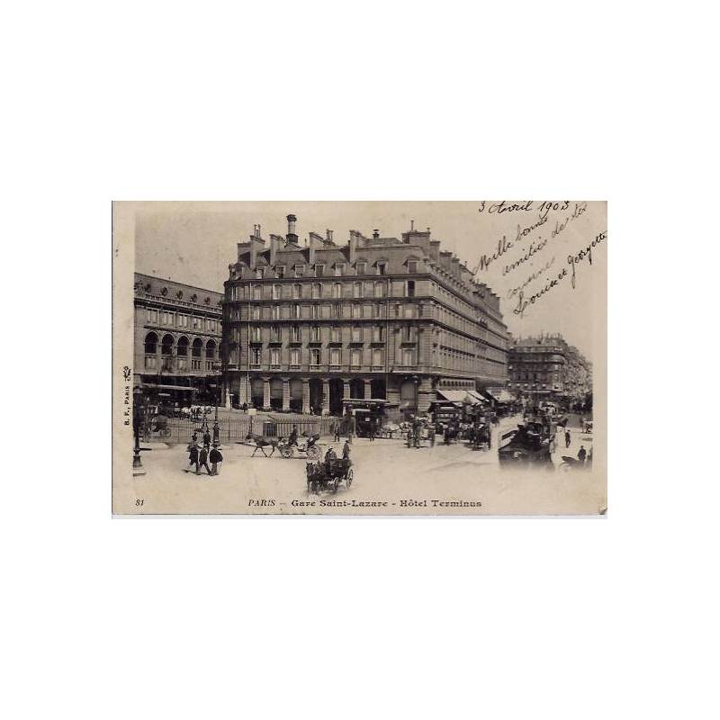 Paris - Gare st Lazare - Hotel Terminus - 1903