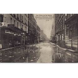 Paris Inondations de 1910 - Rue St-Dominique      