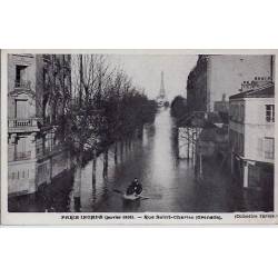 Paris Inondations de 1910 - Rue Saint-Charles