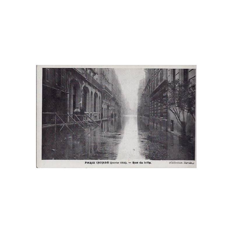 Paris - Inondations 1910 - Rue de Lille