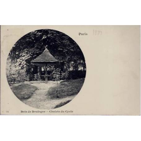 Paris - Bois de Boulogne - Chalets du cycle 1899