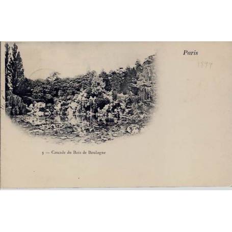 Paris Cascade du Bois de Boulogne Précurseur 1899