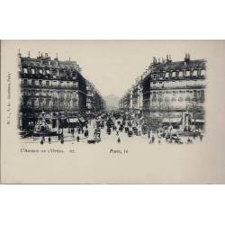 Paris - L'avenue de l'Opéra - Précurseur