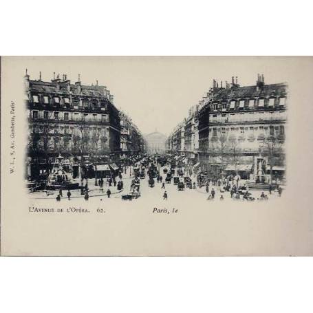 Paris - L'avenue de l'Opéra - Précurseur