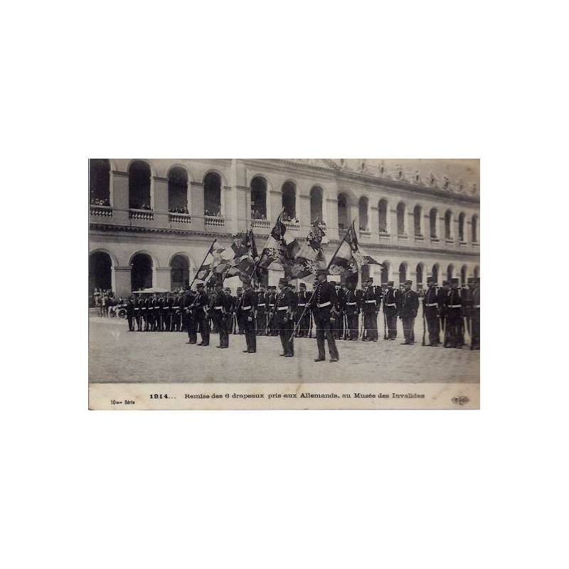 Paris 1914 - Remise des 6 drapeaux Allemands