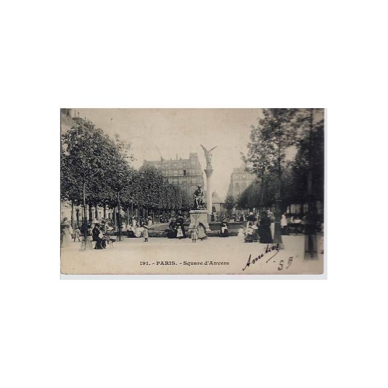 Paris - Square d'Anvers - 1903 - Animée