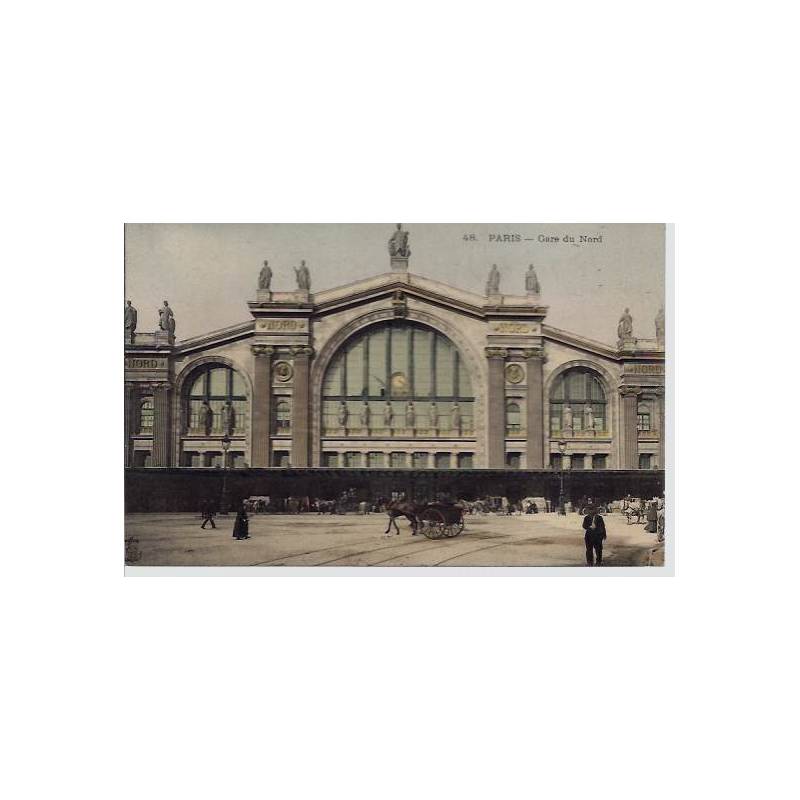 Paris - Gare du Nord - Dos non divisé