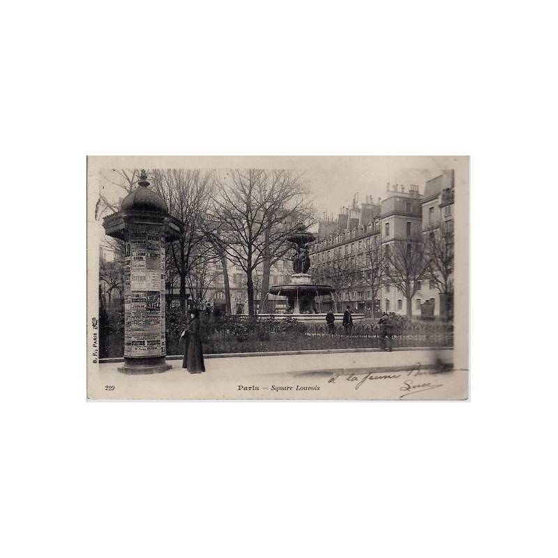 Paris - Square Louvois - 1904