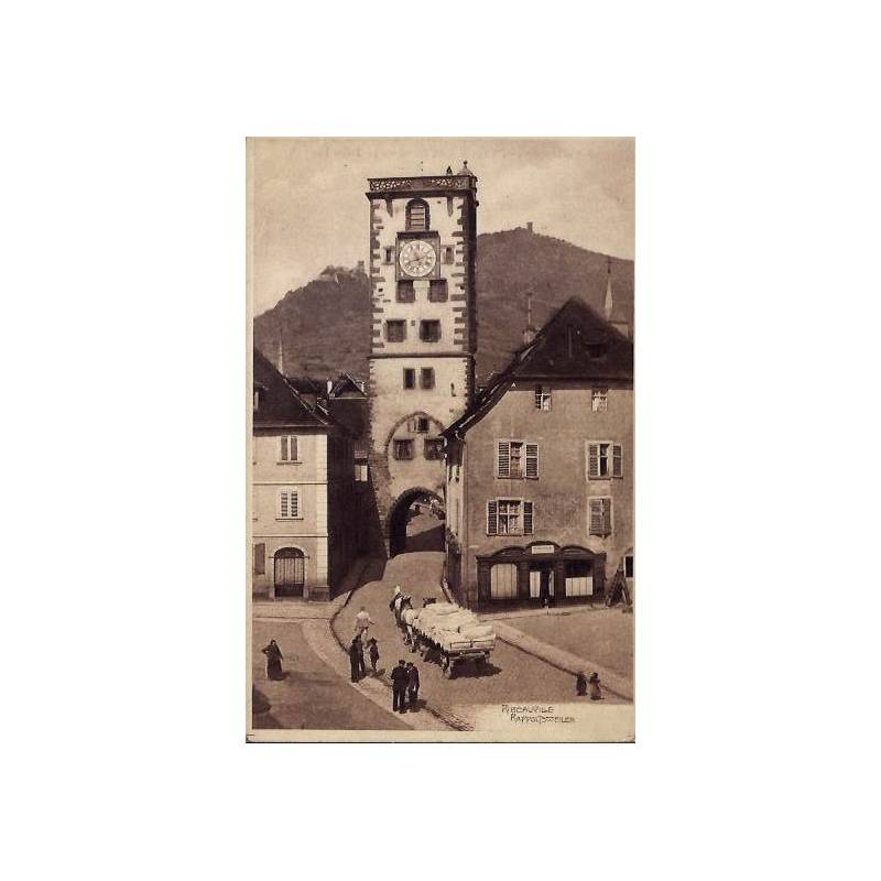 68 - Ribeauville - Rappoltsweiler - Porte de Ribeauville - attelage - habitant