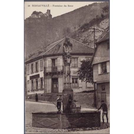 68 - Ribeauvillé - Fontaine du bouc - Non voyagé - Dos divisé