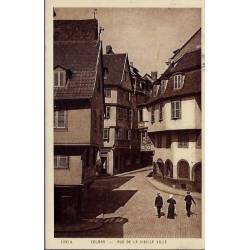 68 - Colmar - Rue de la vieille ville -  voyagé - Dos divisé