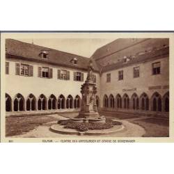 68 - Colmar - Cloître des unterlinden et statue de Schoengauer -Non voyagé - D