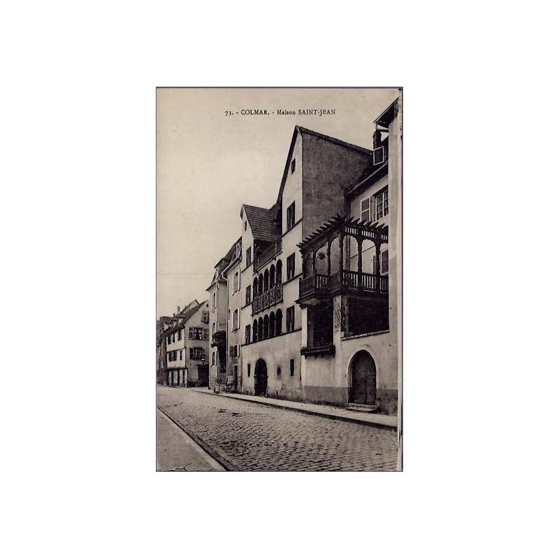 68 - Colmar - Maison Saint Jean - Non voyagé - Dos divisé