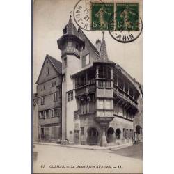 68 - Colmar - La maison I Fister XVI eme siècle - Voyagé - Dos divisé