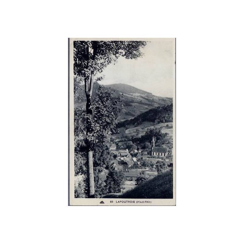 68 - Lapoutroie ( Haut-Rhin) - Village en bas d'une colline - Voyagé - Dos div