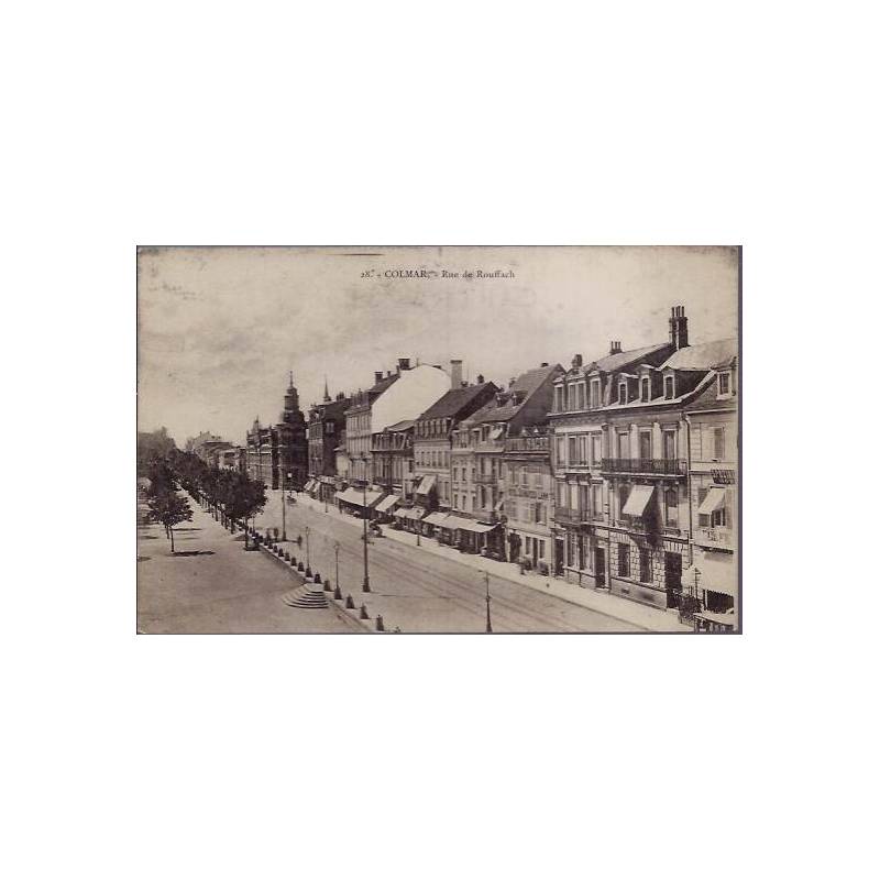 68 - Colmar - Rue de Rouffach - Non voyagé - Dos divisé