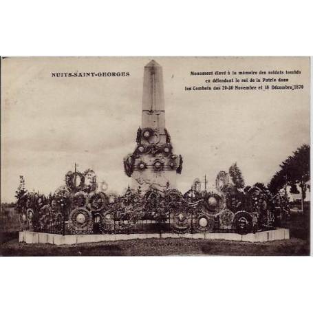 21 - Nuits-Saint-Georges - Monument élevé à la  mémoire des soldats tombés en 