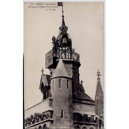 21 - Dijon - Jacquemart - Horloge de l'église Notre-Dame - Non voyagé - Dos di