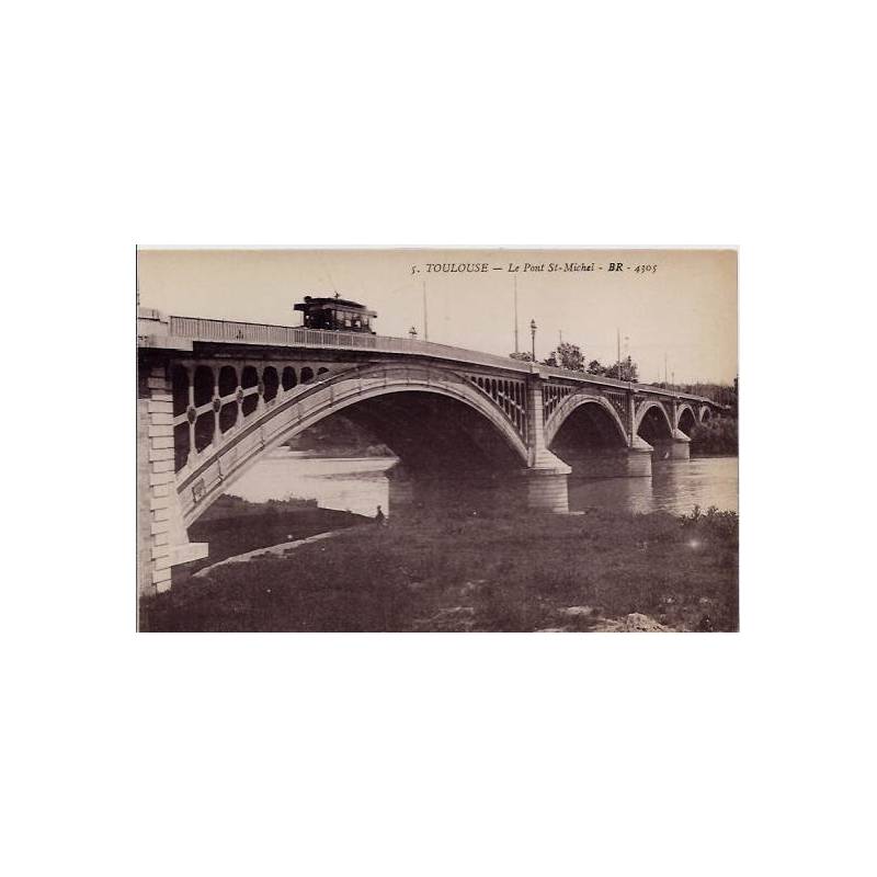 31 - Toulouse - Le Pont St-Michel - Non voyagé - Dos divisé