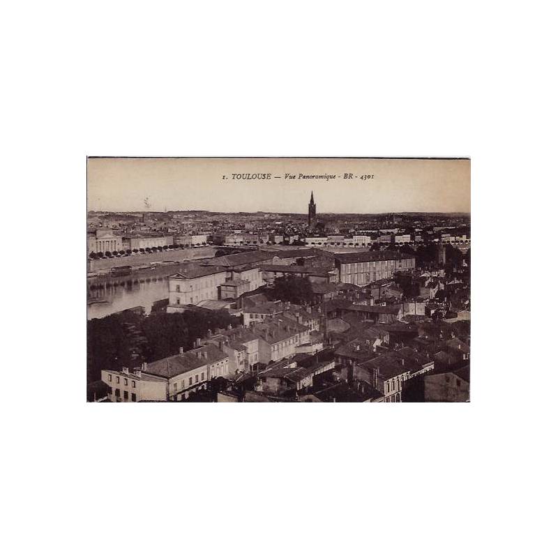 31 - Toulouse - Vue panoramique - Non voyagé - Dos divisé