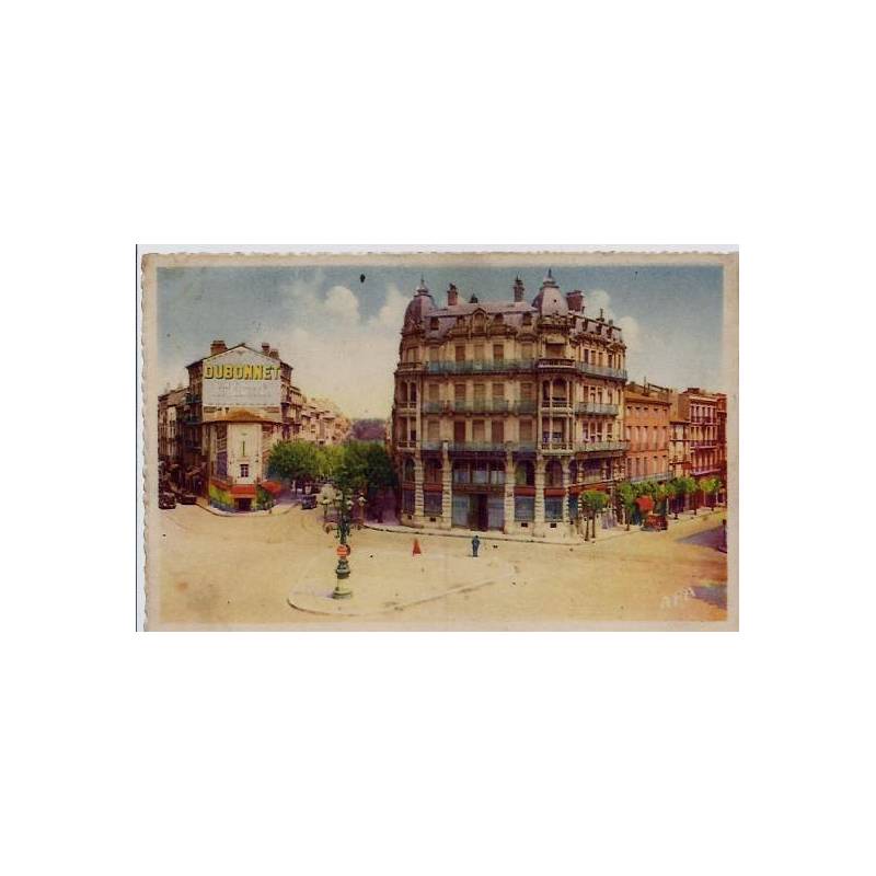 34 - Béziers - Place de la victoire - Voyagé - Dos divisé