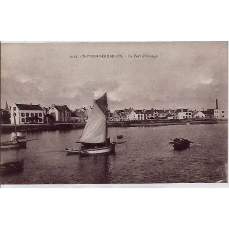 56 - St-Pierre-Quiberon - Le port d'Orange - Non voyagé - Dos divisé