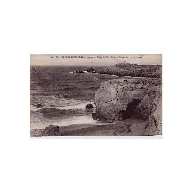 56 - St-Pierre-Quiberon - Arche et plage de port-Blanc - Pointe de l'observato