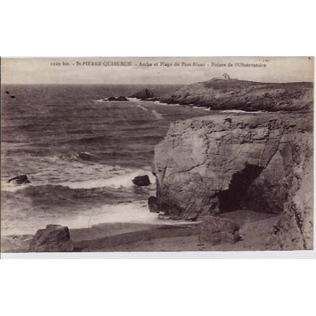 56 - St-Pierre-Quiberon - Arche et plage de port-Blanc - Pointe de l'observato