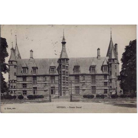 58 - Nevers - Palais Duca l- Voyagé - Dos divisé