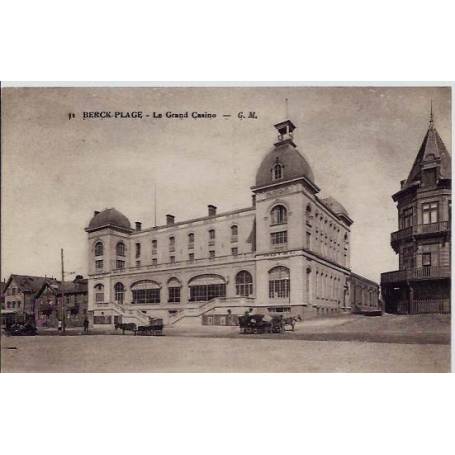 62 - Berck-plage -  Le grand Casino - Voyagé - Dos divisé