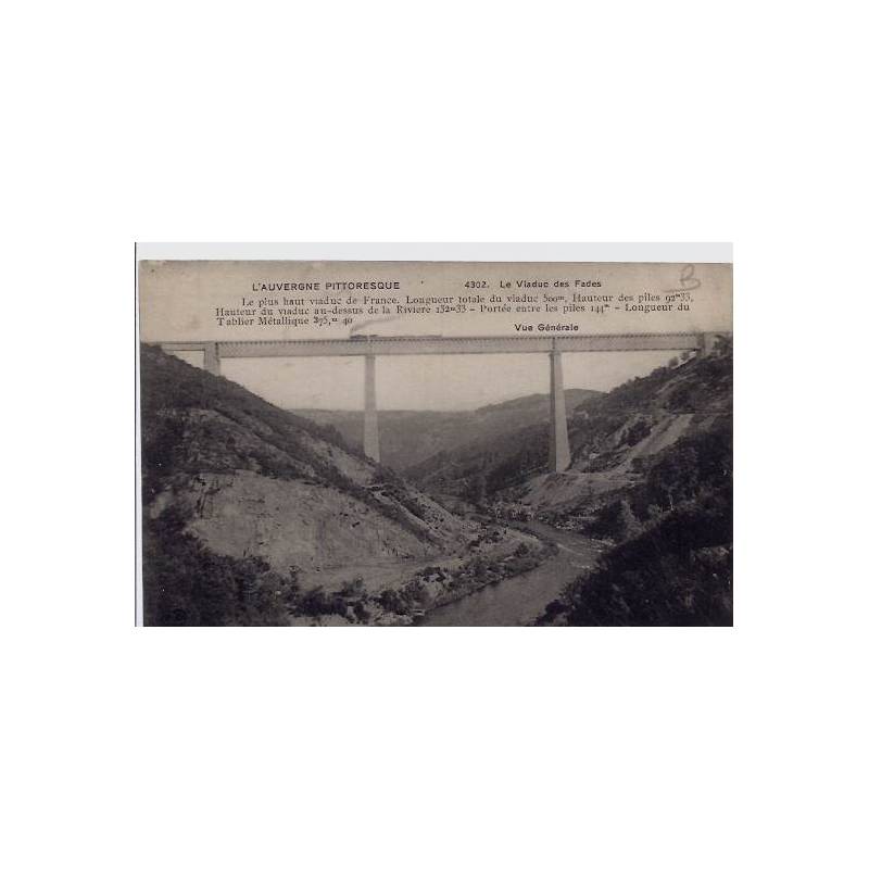 63 - L'auvergne pittoresque - Le Viaduc des Fades - Vue générale - Non voyagé 