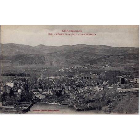 66 - Céret  - Le Roussillon -  Vue générale - Non voyagé - Dos divisé