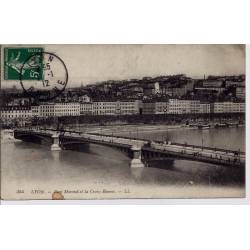 69 - Lyon - Pont Morand et la croix-Rousse - Voyagé - Dos divisé