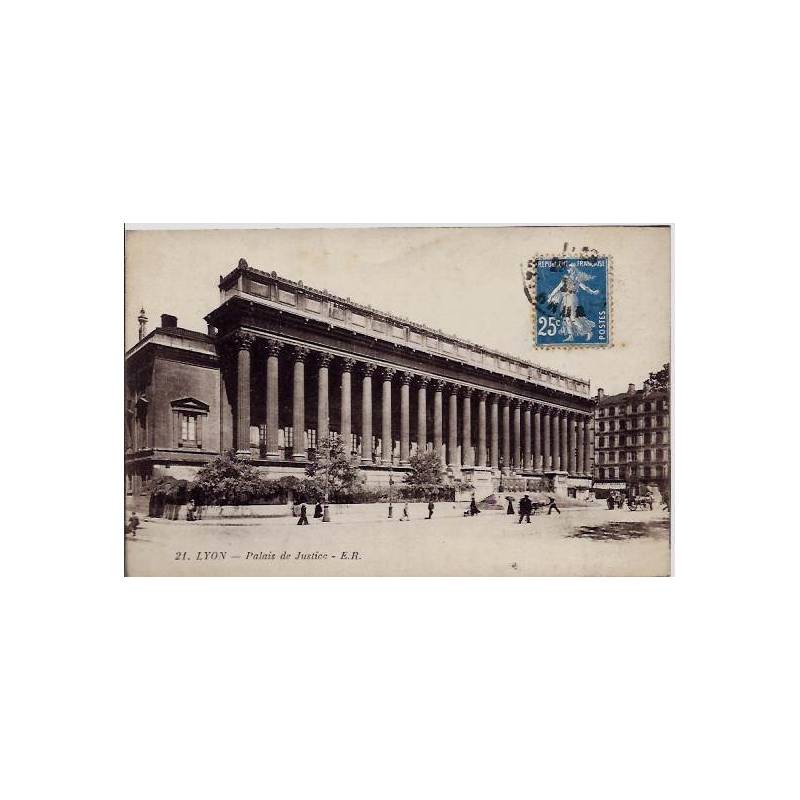 69 - Lyon - Palais de justice - Voyagé - Dos divisé