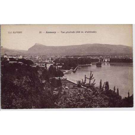 74 - Annecy - Vue générale - Non voyagé - Dos divisé