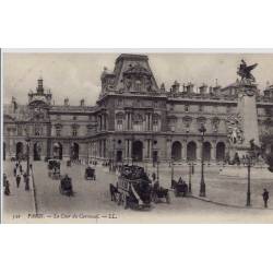 75 - Paris - La cour du Carrousel - Non voyagé - Dos non divisé