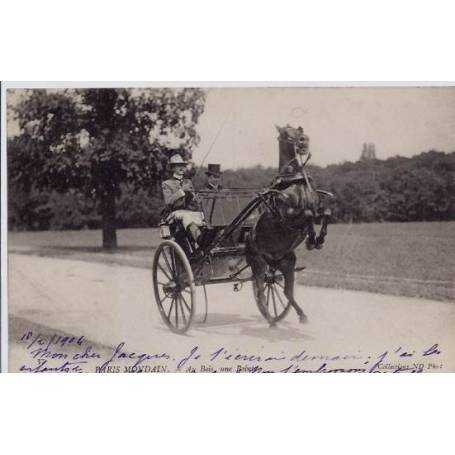 75 - Paris - Mondain - Au bois -Une pointe - Voyagé - Dos divisé