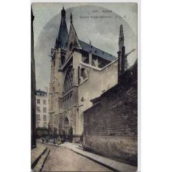 75 - Paris - Eglise Saint-Séverin- Voyagé - Dos divisé