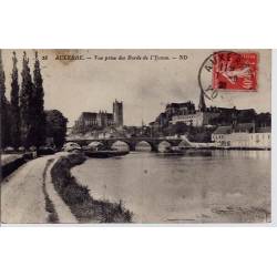 79 - Auxerre - Vue prise des bords de l'Yonne - Voyagé - Dos divisé