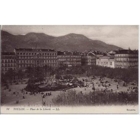 83 - Toulon - Place de la liberté - Non voyagé - Dos divisé