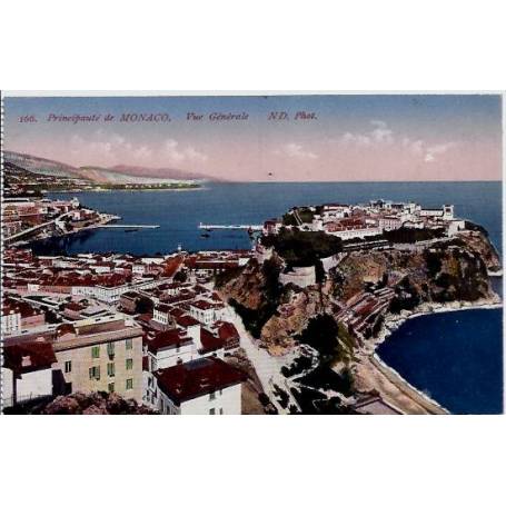 Monaco - Principauté de Monaco - Vue générale - Non voyagé - Dos divisé