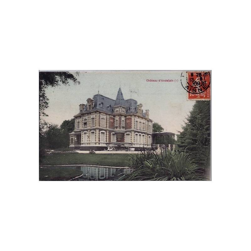 02 - Andelain - Le château d'Andelain - Voyagé - Dos divisé...