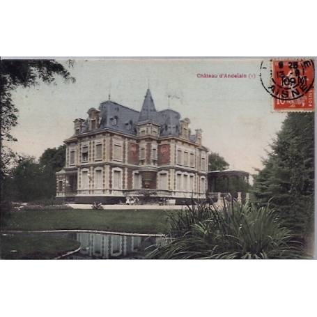 02 - Andelain - Le château d'Andelain - Voyagé - Dos divisé...