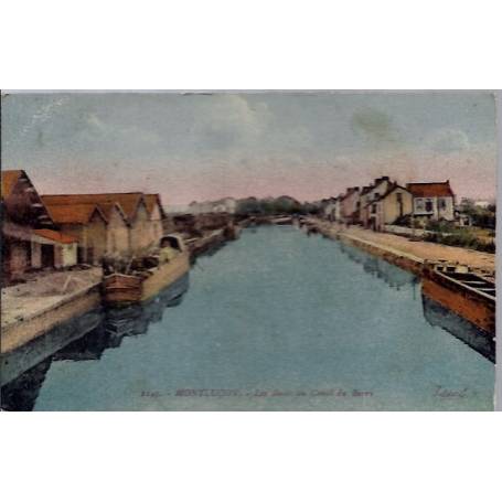 03 - Montluçon - Les bords du canal du Berry - Non voyagé- Dos divisé...