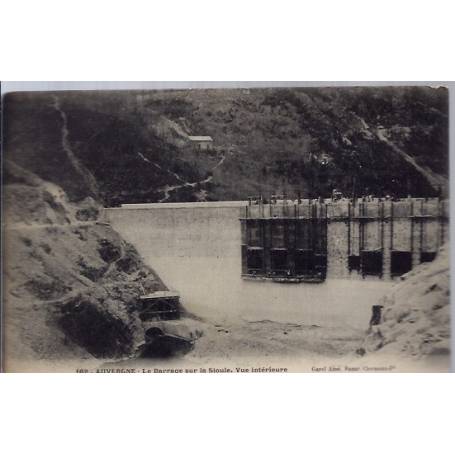 03 - Auvergne - Le barrage sur la sioule - Vue intérieure - Non voyagé - Dos...