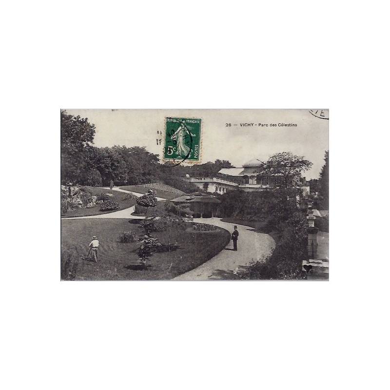 03 - Vichy - Parc des Célestins - Voyagé - Dos divisé...