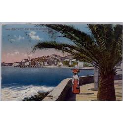 06 - Menton - Vue prise de Garavan - Voyagé - Dos divisé...