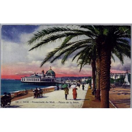 06 - Nice - Promenade du Midi - Palais de la Jetée - Voyagé - Dos divisé...