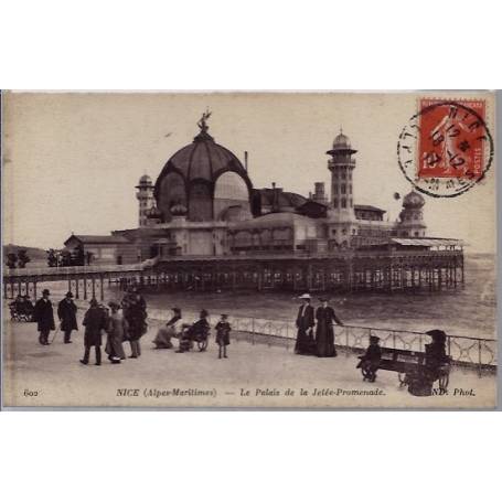 06 - Nice - Le Palais de la Jetée - Promenade - Voyagé - Dos divisé...